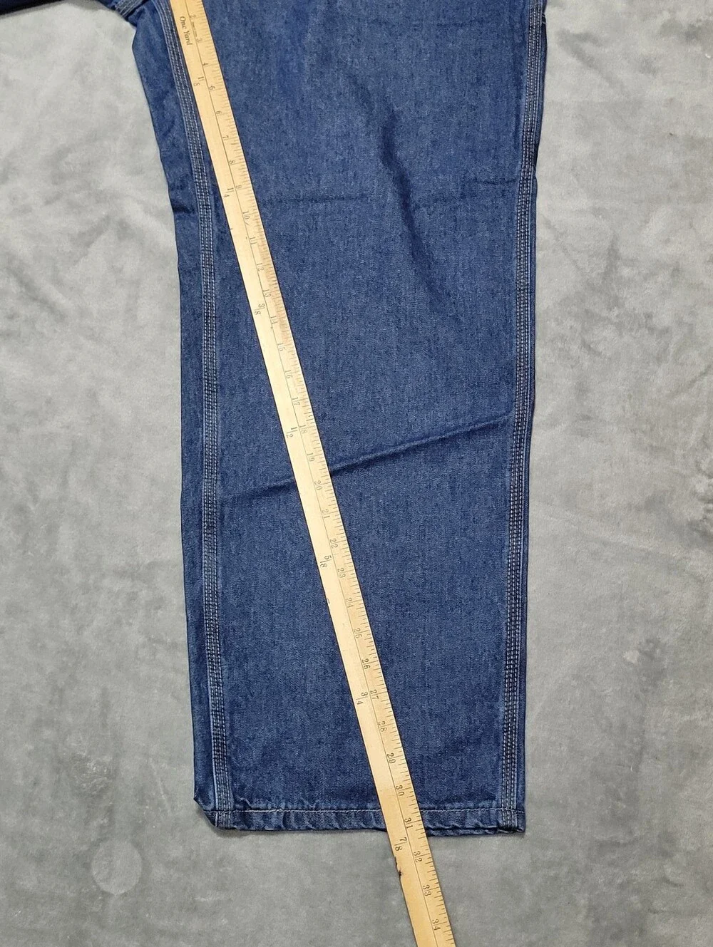 Carhartt FR Signature Fit Dungaree Mens Work Jeans Mens Sz 40x30 FRB13 DNM NWT